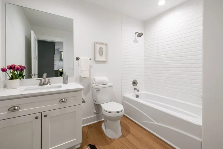 White bathroom