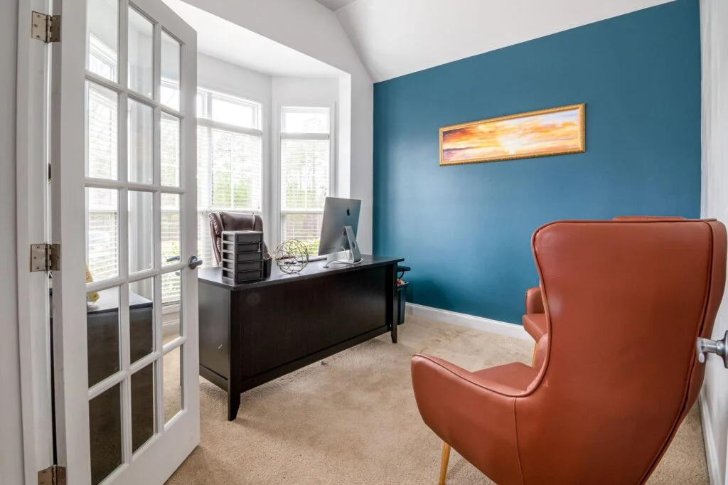8817 Brindlewood Court, Keller: Home office with French doors